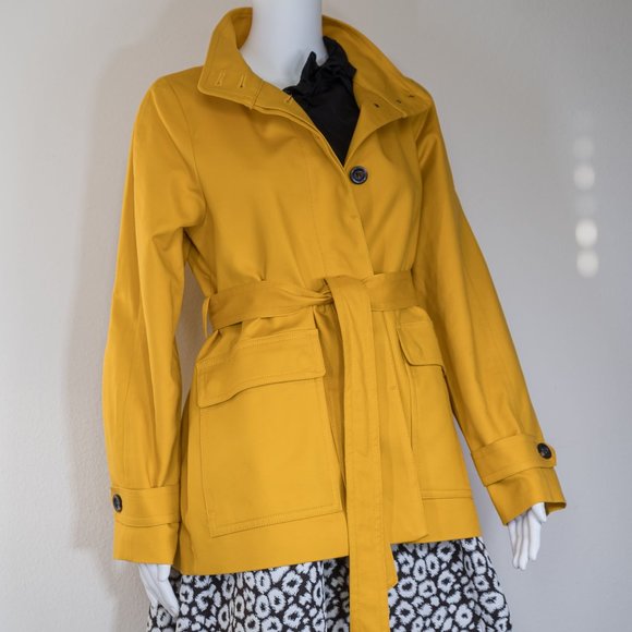Ann Taylor Yellow Coat - Picture 3 of 10